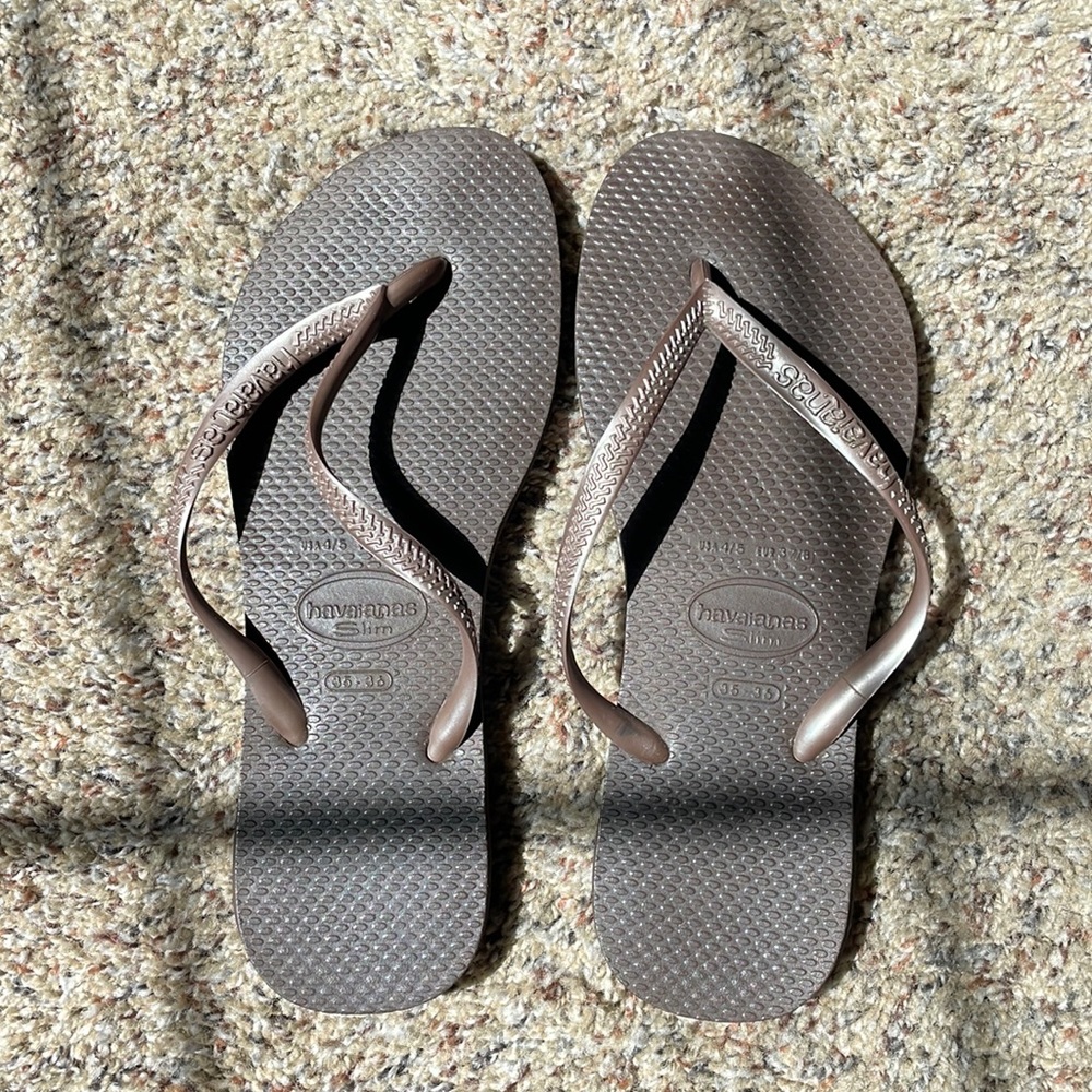 Brown Havaianas Slim